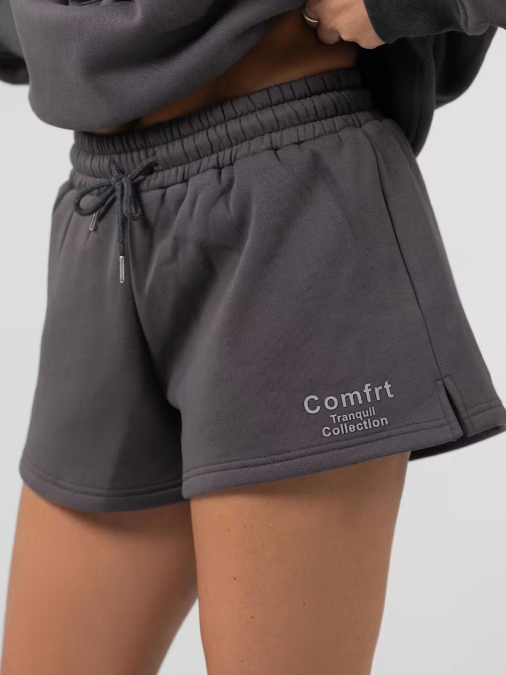 Comfrt Tranquil Collection Women's Lounge Shorts in Black Size Small